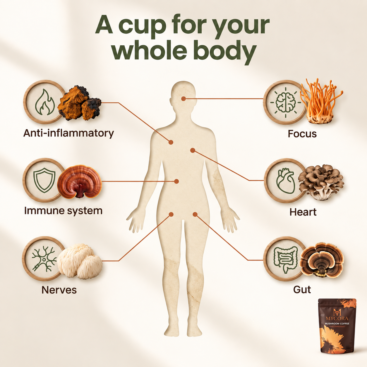MYCORA™ Mushroom Coffee